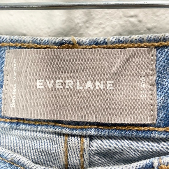 Everlane High Rise Skinny Ankle Jeans In Light Blue Wash 25 NWT - Picture 5 of 8
